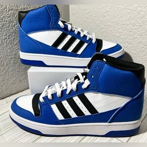 Adidas‎ break start mid Men's basketball sneakers shoes White blue 10.5 IH7970
